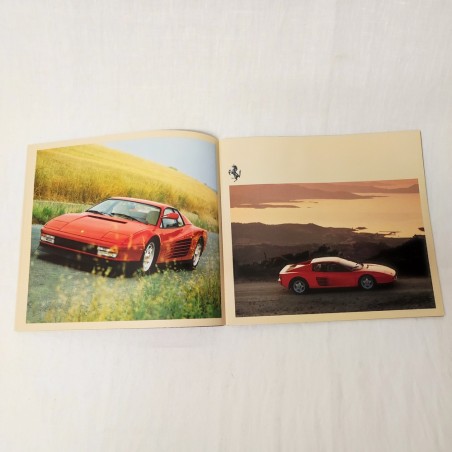 FERRARI Brochure Testarossa 4 lingue 1984