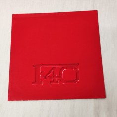 FERRARI modello F40 brochure / poster piegato in 4 anno 1987