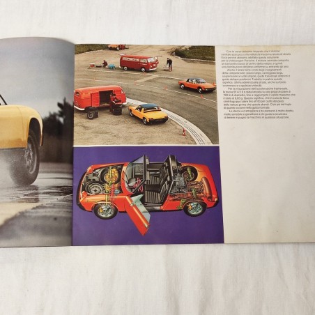 VOLKSWAGEN PORSCHE 914/2.0 brochure ann0 1971 ondulazioni diffuse