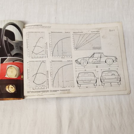 VOLKSWAGEN PORSCHE 914/2.0 brochure ann0 1971 ondulazioni diffuse