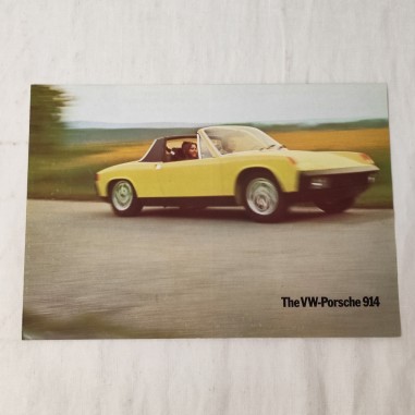 Brochure Volkswagen Porsche 914 - 2 pagine inglese