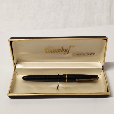 CONWAY 150 penna stilografica fusto in lacca cinese pennino oro