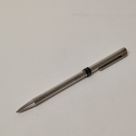 AURORA penna a sfera mod. Marco Polo fusto argento 925 lavorazione millerighe