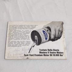 FORD Escort manuale d'istruzioni IX/71-12 IT 2