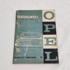 OPEL REKORD Motore 1500 700 1900 cc Manuale uso manitenzione