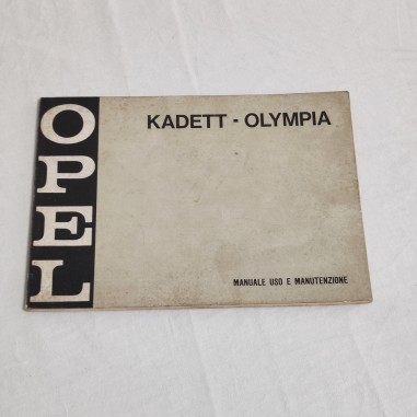 OPEL KADETT-OLYMPIA Manuale uso e manutenzione 1969 - molto buono