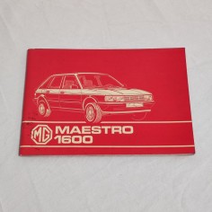 GM MAESTRO 1600 libretto uso manutenzione Italiano buono