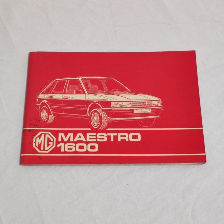 GM MAESTRO 1600 libretto uso manutenzione Italiano buono