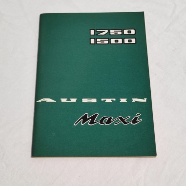 British Leyland Austin Maxi 1750 1500 Manuale di istruzioni italiano