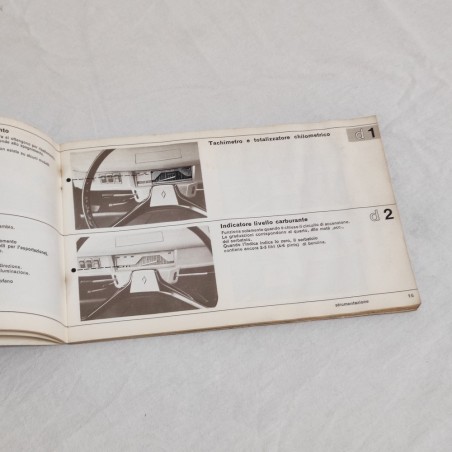 Renault 4 versioni R 1120 e R 1123 Libretto uso manutenzione Luglio 1967