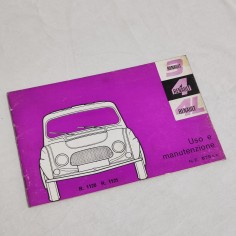 Renault 3 Renault 4 libretto uso manuenzione R 1120 R 1121