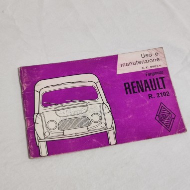 Renault Furgoncino R 2102 libretto uso manutenzione