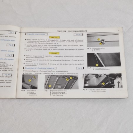 CITROEN VISA Speciale e CLUB (VD-VA) libretto uso manutenzione marzo 1979