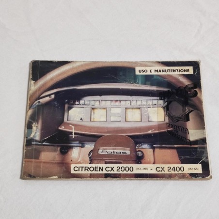 CITROEN CX 2000 (MA-MB) - CX 2400 (MA-MJ) Pallas Lib. Uso Manutenzione