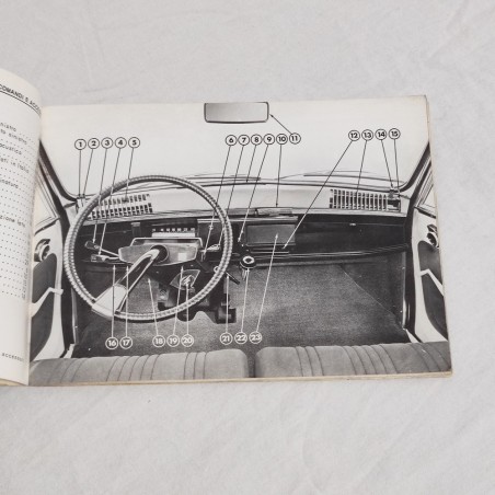 CITROEN AMI8 Libretto uso manutenzione edizione Gennaio 1973 - piccoli difetti