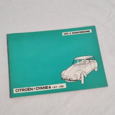 CITROEN Dyane 6 (AY-CB) Librestto uso manutenzione Settembre 1975