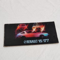 RENAULT 15/177 Libretto uso manutenzione - mediocre