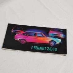 RENAULT 30 TS tipo R1275 libertto uso manutenzione - ondulazioni di umidità
