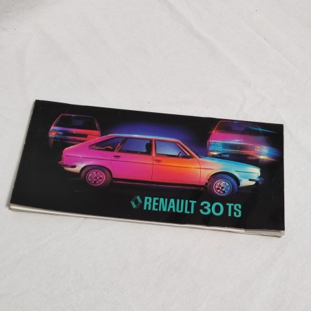 RENAULT 30 TS tipo R1275 libertto uso manutenzione - ondulazioni di umidità