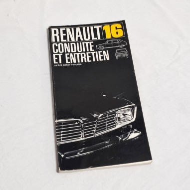RENAULT 16 Conduie et entretien ne 945 francais