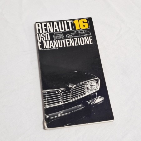 RENAULT 16 Libretto uso e manutenzione ne 945 edizione italiana