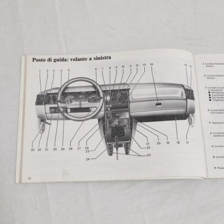 RENAULT 11 Libretto uso manutenzione Ed. Italiana NE 477 83 02 83