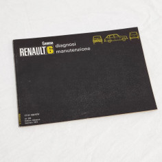 RENAULT Gamma 6 Libretto uso manutenzione gennaio 1972
