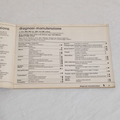 RENAULT Gamma 4 Libretto uso manutenzione gennaio 1972 2