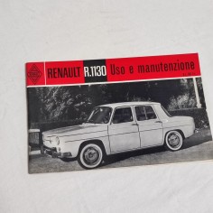 RENAULT R.1130 Libretto uso manutenzione N.E. 900 OTTIMO