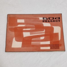 PEUGEOT 504 A11 A12 A13 A14 F11 F13 D11 D13- Libretto uso manutenzione