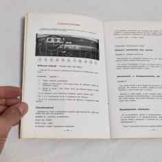 PEUGEOT 404 Libretto uso manutenzione 10/70 N° 1487 2