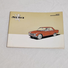 PEUGEOT 304 Libretto uso manutenzione 03/71 N° 1584