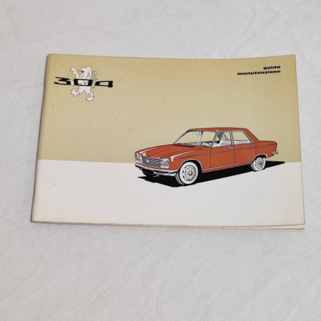 PEUGEOT 304 Libretto uso manutenzione 03/71 N° 1584