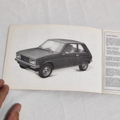 PEUGEOT 104 ZL-ZS Libretto uso manutenzione 12.75-85.72-21.73 2
