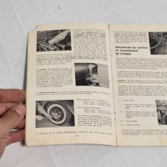OPEL Olympia Rekord Libretto uso manutenzione Francese 2