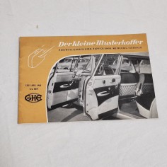 GHE Der Kleine Musterkoffer  Hausmitteilungen Gebr. Happich Gmbh Juli/Aug 1960