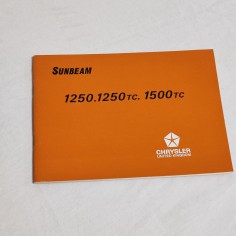 SUNBEAM 1200 1250 tc 1500 tc 1972 italiano - ottimo