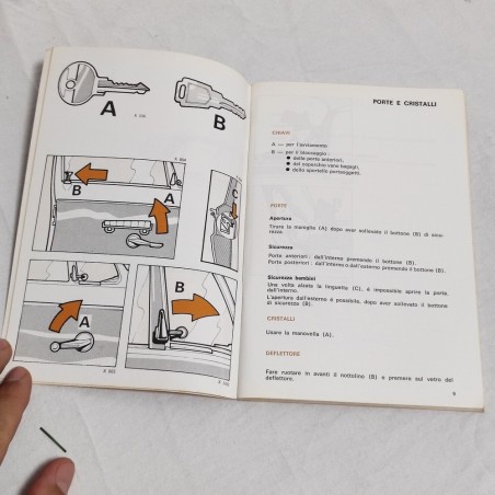 SIMCA 1301 Libretto uso manutenzione OTTIMO