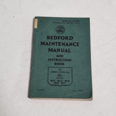 BEDFORD MANITENANCE MANUAL for Larry 3-Ton 4x4 QL Models QLB QLC QLD QLR QLT