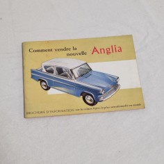 Comment Vendre la Nouvelle ANGLIA Borchure d'Information