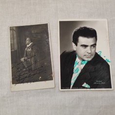 FRANCO PIVA foto pubblicitaria con autografo originale + altra autografo