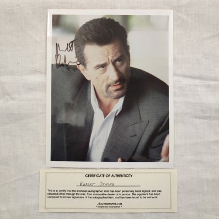 ROBERT DE NIRO fotografia con autografo in originale