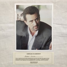 ROBERT DE NIRO fotografia con autografo in originale 2