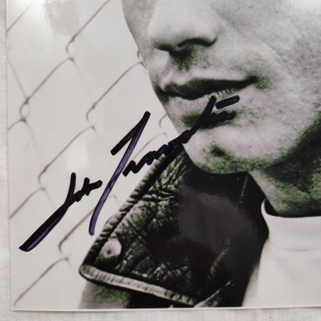 JOHN TRAVOLTA foto in bianco e nero con autografo in originale
