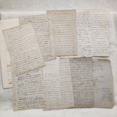 Lettere originali FELICE MATTEUCCI carteggio con Vincenzo Mazzoni