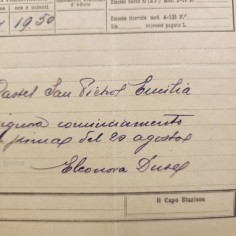 ELEONORA DUSE telegramma originale 1904 2
