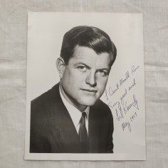 TED KENNEDY foto con dedica originale autografa 2