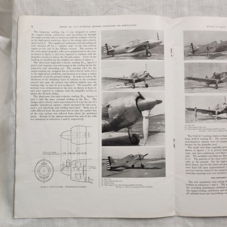 Opuscolo aviazione Americana anno 1943 aeroplano Curtiss XP-42