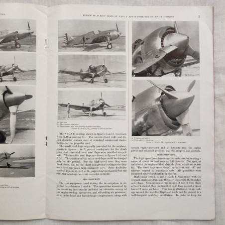 Opuscolo aviazione Americana anno 1943 aeroplano Curtiss XP-42