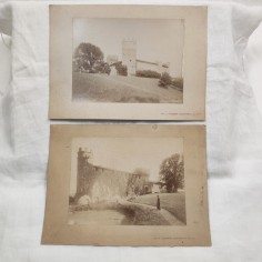Lotto di due foto stampate all' albumina Cav. Cassarini Bologna